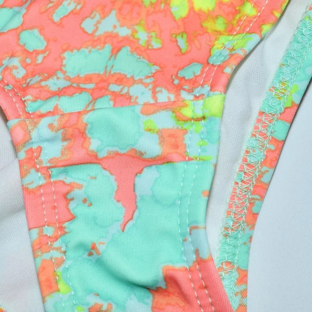 NWOT Hurley Mango Bandeau Bikini Bathing Suit - Size 14 (Host Pick) 🌸